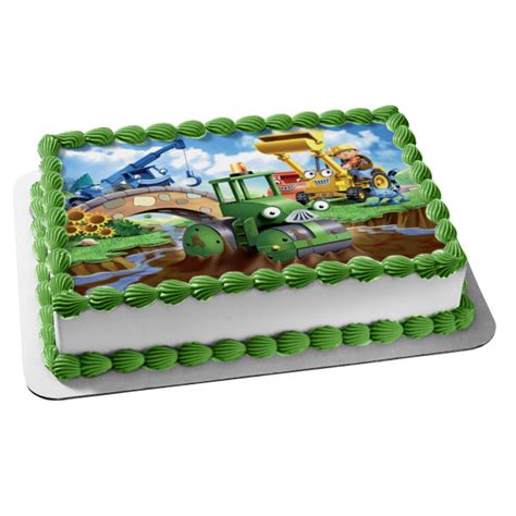 Bob the Builder Scoop Muck Lofty and Roley Edible Cake Topper Image ...