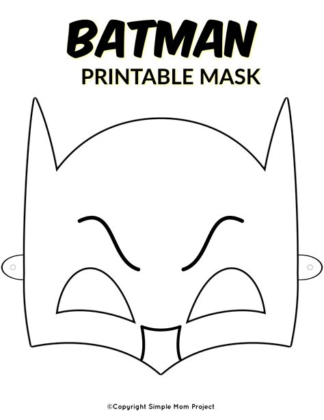 Superhero Mask Printable - Printable Word Searches