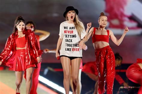 Red Letters On Taylor Swift's Tour T-Shirts May Be Clues For The Next 'Taylor's Version' Album