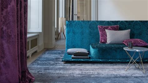 Using purple and blue in your interior design