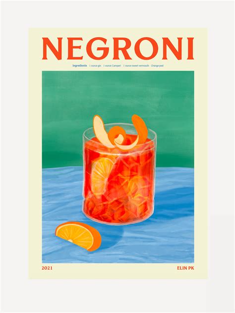 Negroni print - Collagerie