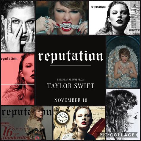 Taylor Swift Reputation collage | Taylor swift lyrics, Taylor swift ...