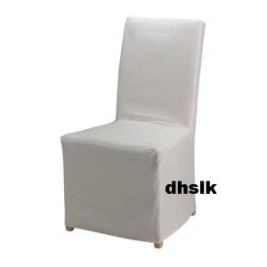 IKEA Henriksdal Chair SLIPCOVER Cover BLEKINGE WHITE Skirted New