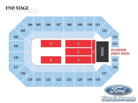 Ford Park Arena Seating Chart Beaumont Tx - Chart Walls