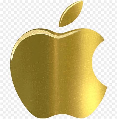 Gold Apple Logo Png