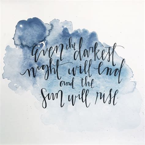 Watercolor and Modern Calligraphy Inspirational Quote | Inspirational ...