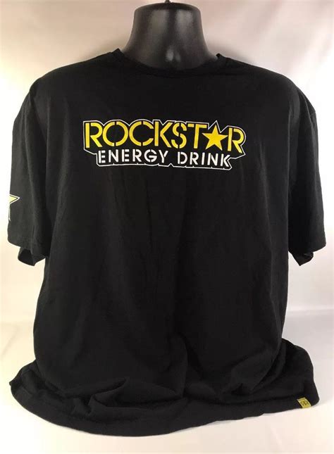 Rockstar Energy Drink T-shirt, Size X-Large, Color Black, 100% Cotton | eBay | Shirts, High ...