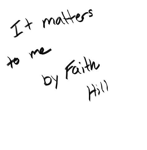 It matters to me album cover | It matters to me, Faith hill, Music covers