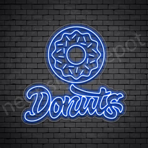 Donuts V2 Neon Sign - Neon Signs Depot