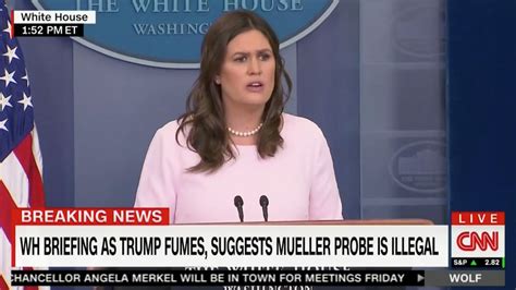 Sarah Sanders Says Dems Are Investigating Trump to Distract From ‘Killing Babies’