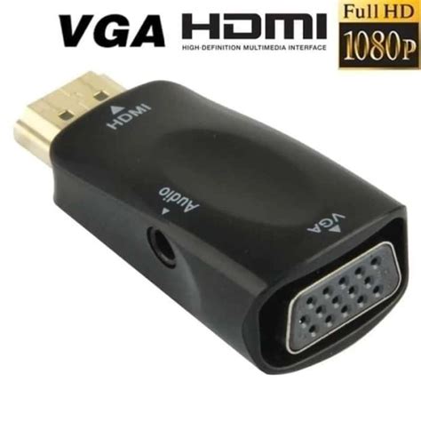 Jual Converter Hdmi To Vga With Audio Dongle / Konektor Hdmi To Vga Di Seller Ssk Acc - Sei Kera ...