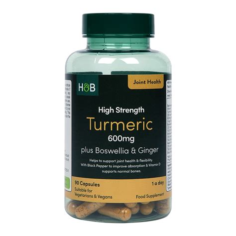 Organic Turmeric and Boswelia with Mushrooms and Ginger Capsules | Holland & Barrett