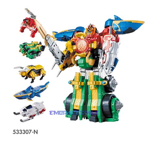 Gaint Saver Battle Strike Team Giant Braver Transformation Robot Figure ...