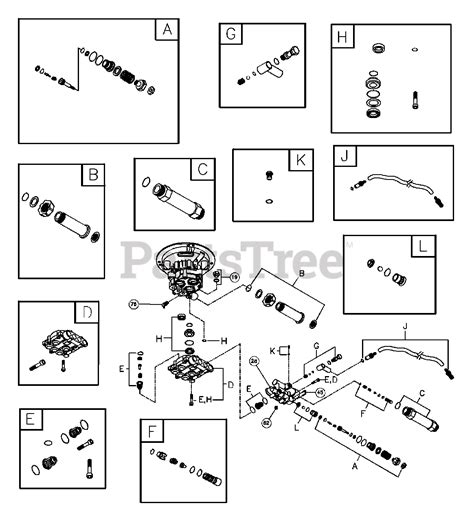 Troy-Bilt 020207-1 - Troy-Bilt 2,450 PSI Pressure Washer Pump Parts Lookup with Diagrams | PartsTree