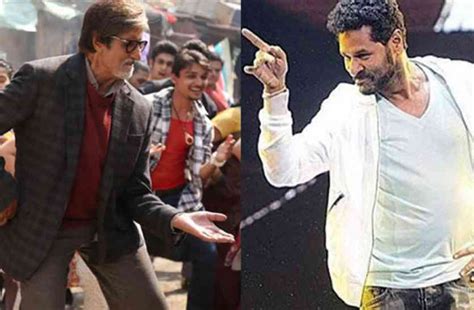 Big B to dance in Prabhu Deva style!