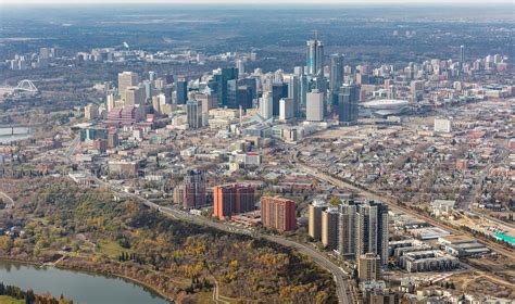 Aerial Photo | Edmonton Skyline