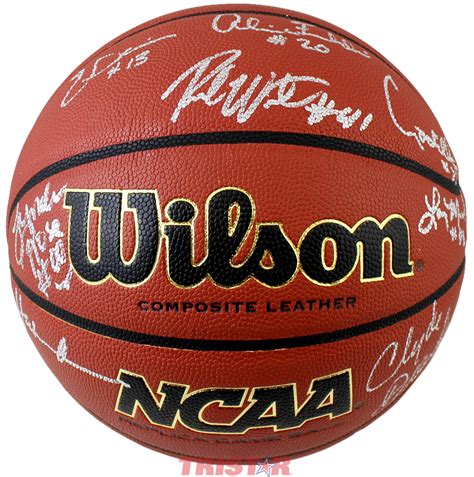 Phi Slama Jama Autographed Indoor/Outdoor NCAA Basketball