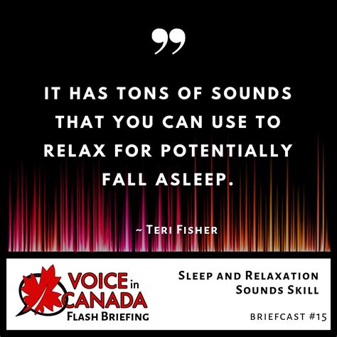 Sleep and Relaxation Sounds Skill - Voice in Canada