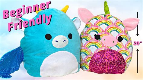 DIY HUGE SQUISHMALLOW TUTORIAL - YouTube