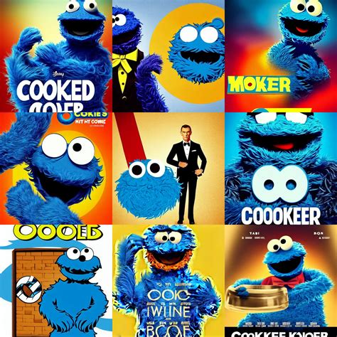 cookie monster as james bond, movie poster | Stable Diffusion | OpenArt