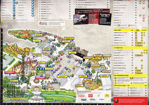 Warner Bros. Movie World - 2012 Park Map