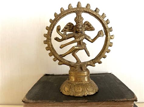 Solid Brass Hindu God Shiva Figurine Heavy-weight Sturdy in - Etsy