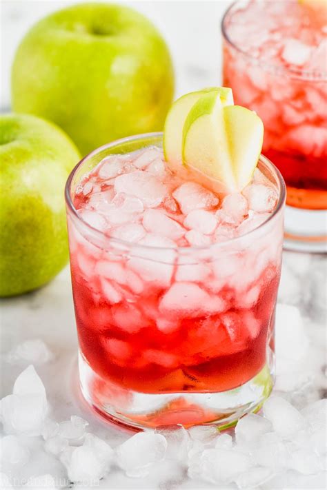This super simple Cranberry Apple Whiskey Cocktail is only two ...