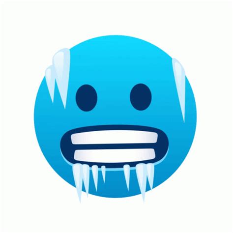 Cold Face Joypixels Sticker - Cold Face Joypixels So Cold - Discover ...