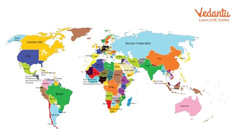 The Largest Countries : Learn Definition, Facts & Examples