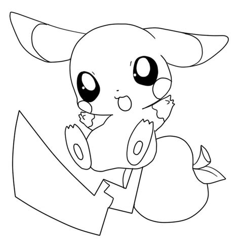 Pokemon Pikachu Coloring Pages Printable - Free Pokemon Coloring Pages