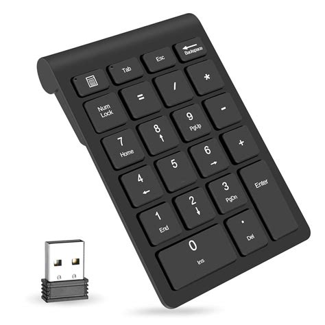 Buy Foloda Wireless Number Pads, Numeric Keypad Numpad 22 Keys Portable 2.4 GHz Financial ...