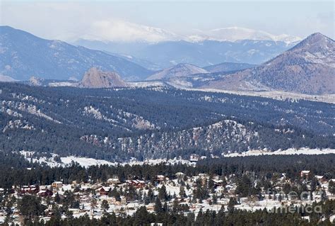 Woodland Park Colorado in Wintertime Photograph by Steven Krull - Fine Art America