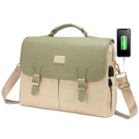 LOVEVOOK Laptop Bag for Women Large Computer Bags Cute Messenger Bag B – Lovevook