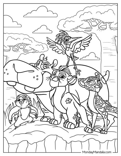 20 Lion Guard Coloring Pages (Free PDF Printables)