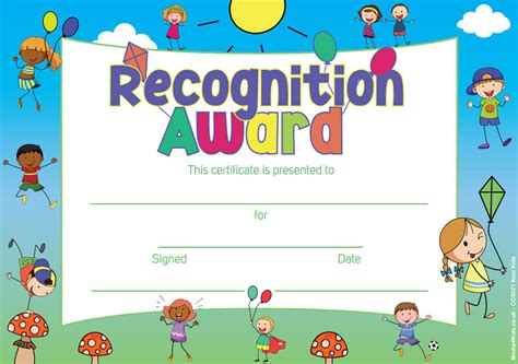 Kids Awards Certificates Certificate Of Achievement Template Award - Bank2home.com