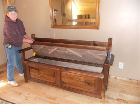 Wooden Handmade Blanket chest Bench