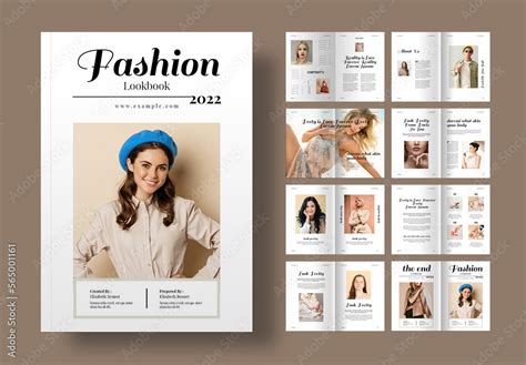 Fashion Magazine Layout Stock Template | Adobe Stock