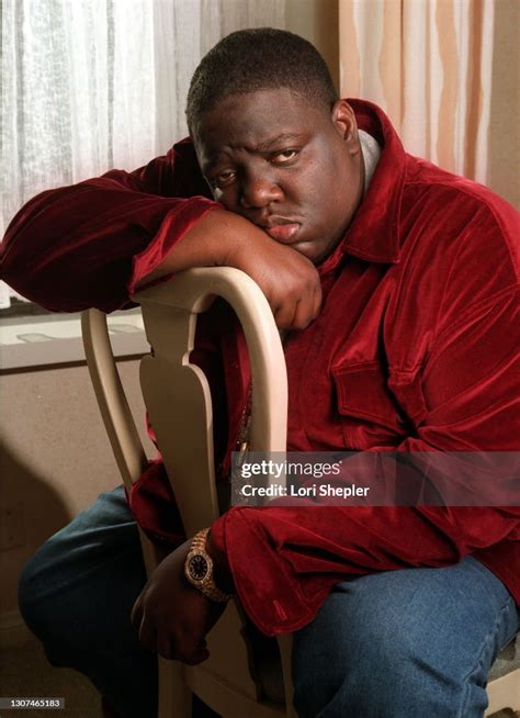 Rapper Notorious B.I.G. is photographed for Los Angeles Times on... News Photo - Getty Images