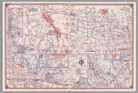 Rand McNally road map : Western and Central Canada. : Rand McNalley ...