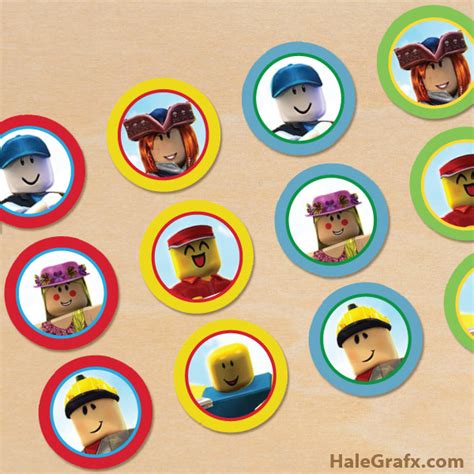 Free Printable Roblox Cupcake Toppers