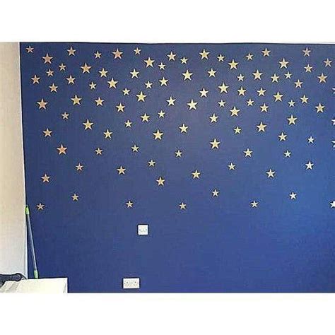 Gold Star Wall Stickers | Star wall stencil, Gold star wall decals, Star wall