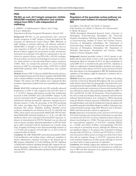 (PDF) P005 Regulators of the guanylate cyclase pathway are potential ...