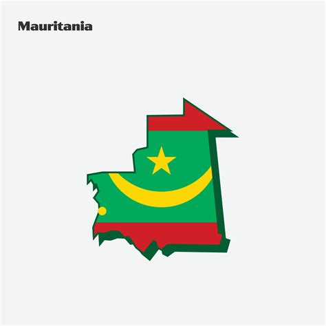 Mauritania Country Flag Map Infographic 20627728 Vector Art at Vecteezy