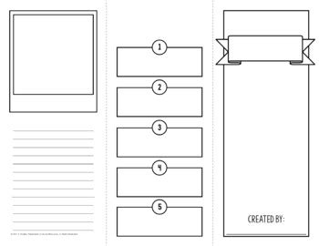 Printable Brochure Template by Edventures at Home | TPT