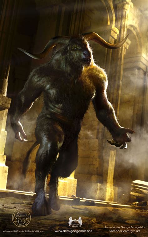 Our Minotaur for Conquest of the Gods by Demigod Games | Art fantastique, Image fantastique ...