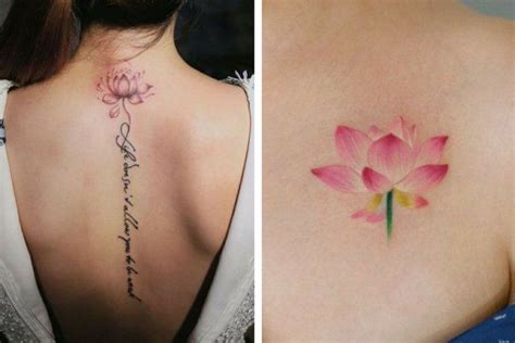 Tatuaje de Flor de Loto con Frase: Inspiración y Significados Detrás de Este Diseño Único - Flor ...