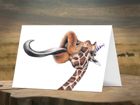 Funny Birthday Animal Cards Set of 6 Greeting Cards - Etsy