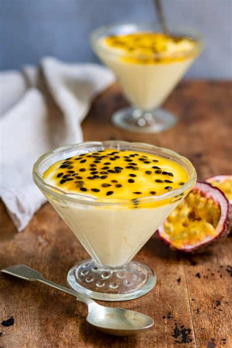 Passion Fruit Mousse - Veggie Desserts