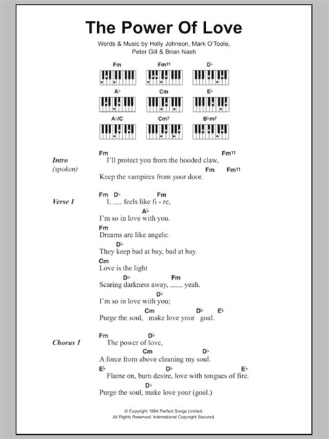 Power Of Love Guitar Chords