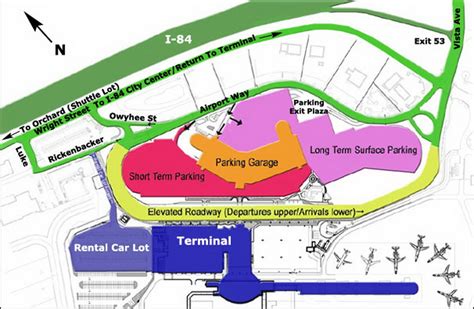 Airport Parking Map - boise-airport-parking-map.jpg